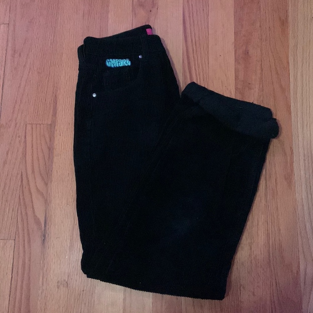 Black Empyre Corduroy Loose Fit Pants